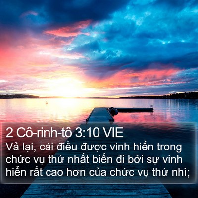 2 Cô-rinh-tô 3:10 VIE Bible Verse Image