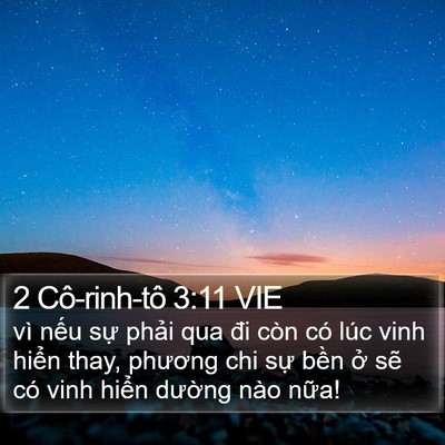 2 Cô-rinh-tô 3:11 VIE Bible Verse Image