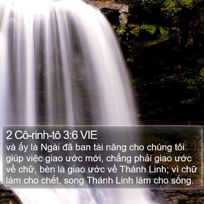 2 Cô-rinh-tô 3:6 VIE Bible Verse Image