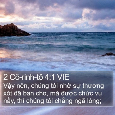 2 Cô-rinh-tô 4:1 VIE Bible Verse Image