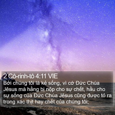 2 Cô-rinh-tô 4:11 VIE Bible Verse Image
