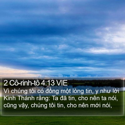 2 Cô-rinh-tô 4:13 VIE Bible Verse Image