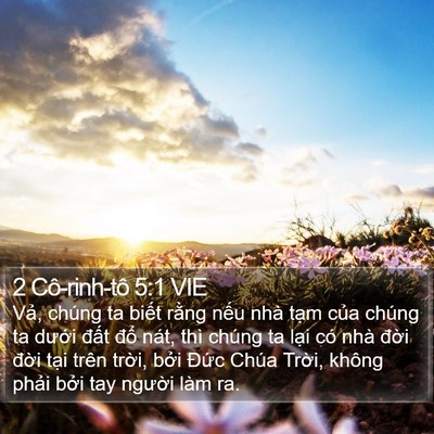 2 Cô-rinh-tô 5:1 VIE Bible Verse Image