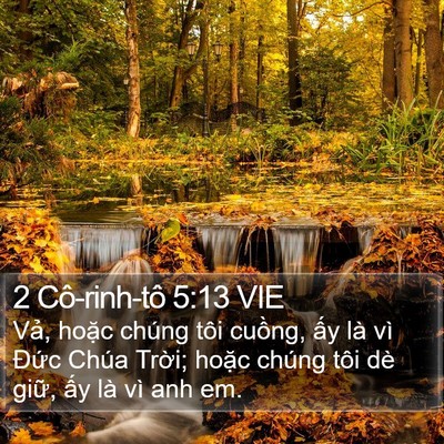 2 Cô-rinh-tô 5:13 VIE Bible Verse Image