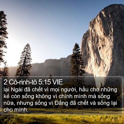 2 Cô-rinh-tô 5:15 VIE Bible Verse Image