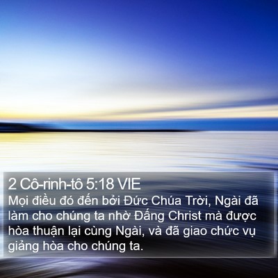 2 Cô-rinh-tô 5:18 VIE Bible Verse Image