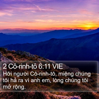 2 Cô-rinh-tô 6:11 VIE Bible Verse Image