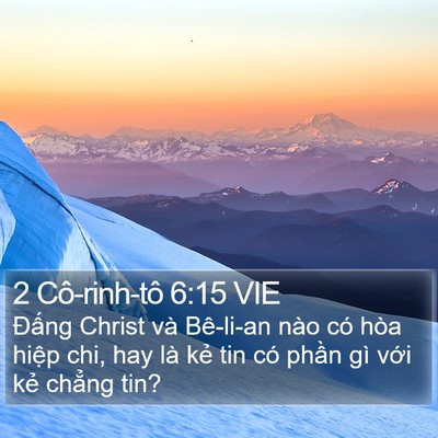 2 Cô-rinh-tô 6:15 VIE Bible Verse Image