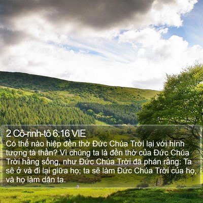 2 Cô-rinh-tô 6:16 VIE Bible Verse Image