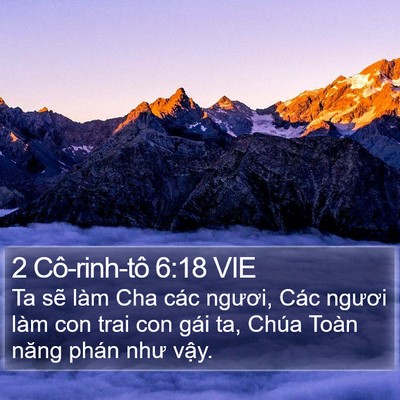 2 Cô-rinh-tô 6:18 VIE Bible Verse Image