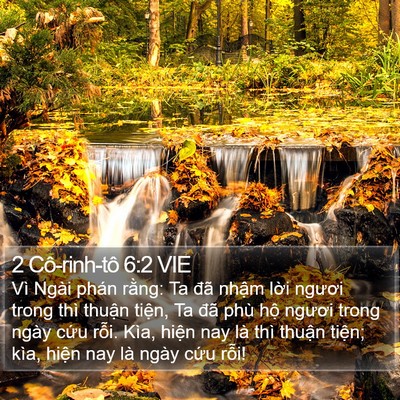 2 Cô-rinh-tô 6:2 VIE Bible Verse Image