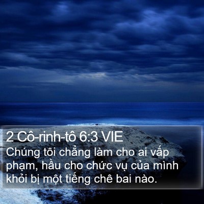 2 Cô-rinh-tô 6:3 VIE Bible Verse Image