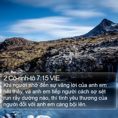 2 Cô-rinh-tô 7:15 VIE Bible Verse Image