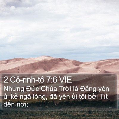 2 Cô-rinh-tô 7:6 VIE Bible Verse Image