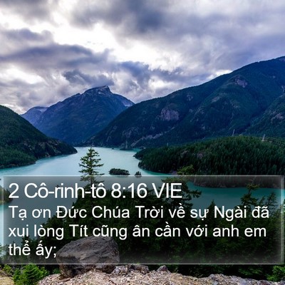 2 Cô-rinh-tô 8:16 VIE Bible Verse Image