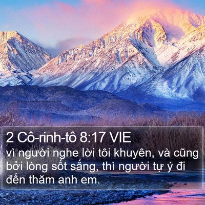 2 Cô-rinh-tô 8:17 VIE Bible Verse Image