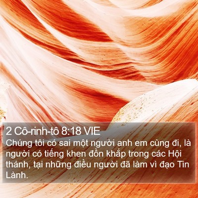 2 Cô-rinh-tô 8:18 VIE Bible Verse Image