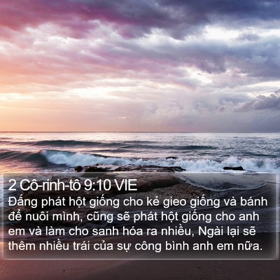 2 Cô-rinh-tô 9:10 VIE Bible Verse Image