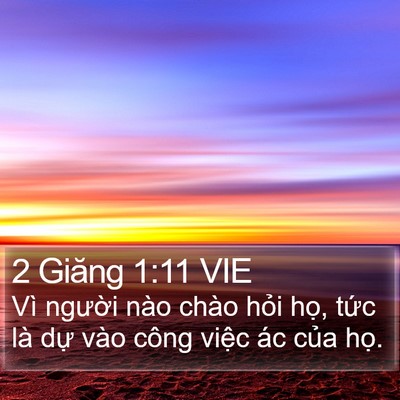 2 Giăng 1:11 VIE Bible Verse Image