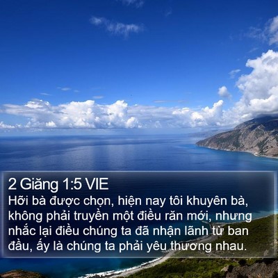 2 Giăng 1:5 VIE Bible Verse Image