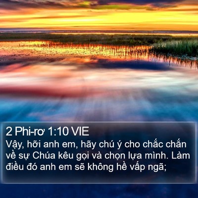 2 Phi-rơ 1:10 VIE Bible Verse Image