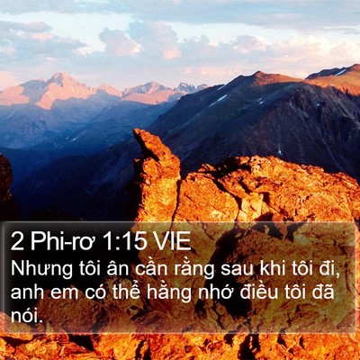 2 Phi-rơ 1:15 VIE Bible Verse Image