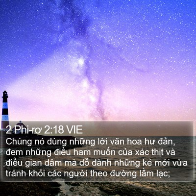2 Phi-rơ 2:18 VIE Bible Verse Image