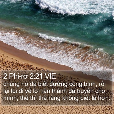 2 Phi-rơ 2:21 VIE Bible Verse Image