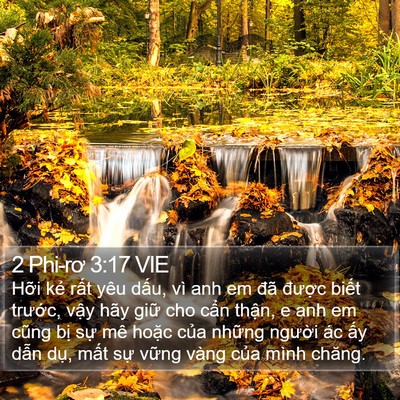 2 Phi-rơ 3:17 VIE Bible Verse Image