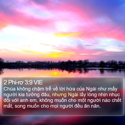 2 Phi-rơ 3:9 VIE Bible Verse Image