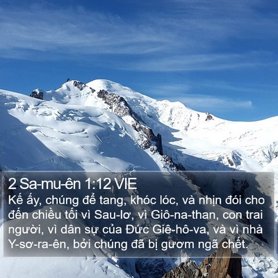 2 Sa-mu-ên 1:12 VIE Bible Verse Image