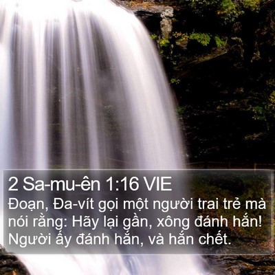 2 Sa-mu-ên 1:16 VIE Bible Verse Image