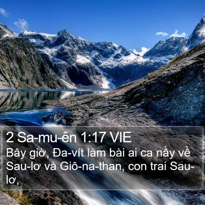 2 Sa-mu-ên 1:17 VIE Bible Verse Image
