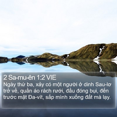 2 Sa-mu-ên 1:2 VIE Bible Verse Image