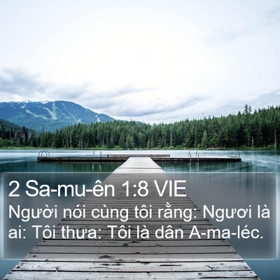 2 Sa-mu-ên 1:8 VIE Bible Verse Image