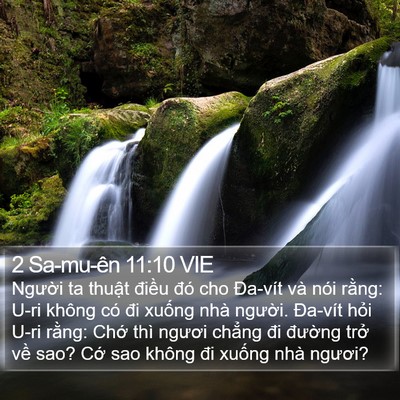 2 Sa-mu-ên 11:10 VIE Bible Verse Image