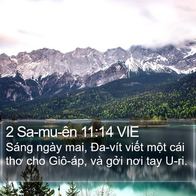 2 Sa-mu-ên 11:14 VIE Bible Verse Image