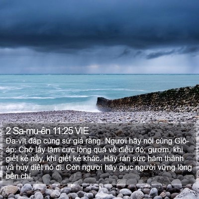2 Sa-mu-ên 11:25 VIE Bible Verse Image