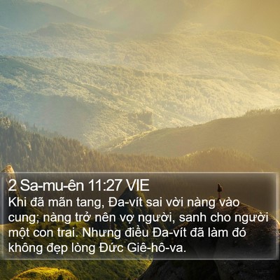 2 Sa-mu-ên 11:27 VIE Bible Verse Image