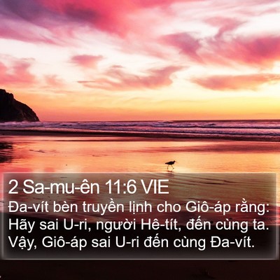 2 Sa-mu-ên 11:6 VIE Bible Verse Image