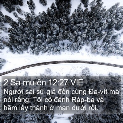 2 Sa-mu-ên 12:27 VIE Bible Verse Image