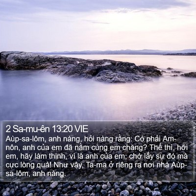 2 Sa-mu-ên 13:20 VIE Bible Verse Image