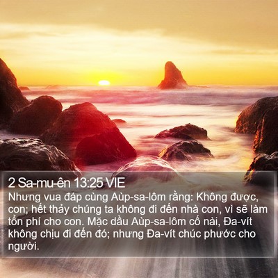 2 Sa-mu-ên 13:25 VIE Bible Verse Image
