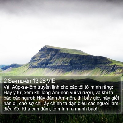 2 Sa-mu-ên 13:28 VIE Bible Verse Image
