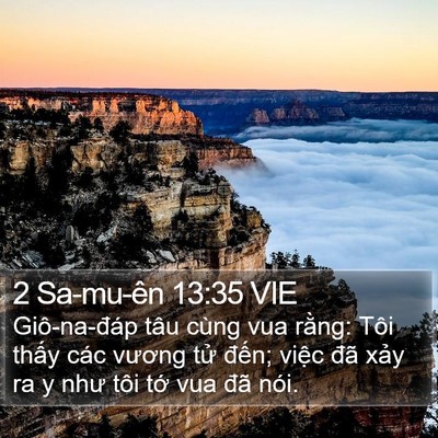2 Sa-mu-ên 13:35 VIE Bible Verse Image