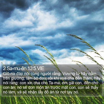 2 Sa-mu-ên 13:5 VIE Bible Verse Image