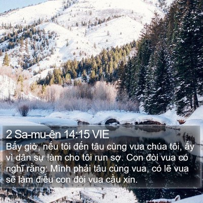 2 Sa-mu-ên 14:15 VIE Bible Verse Image