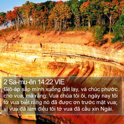 2 Sa-mu-ên 14:22 VIE Bible Verse Image