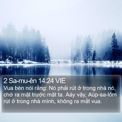 2 Sa-mu-ên 14:24 VIE Bible Verse Image