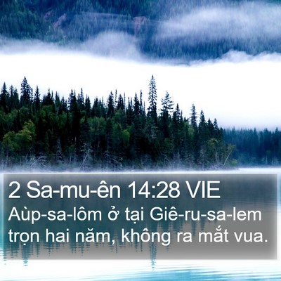 2 Sa-mu-ên 14:28 VIE Bible Verse Image